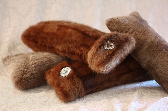 Fur in the home, recycled fur, vintage fur, fur furniture